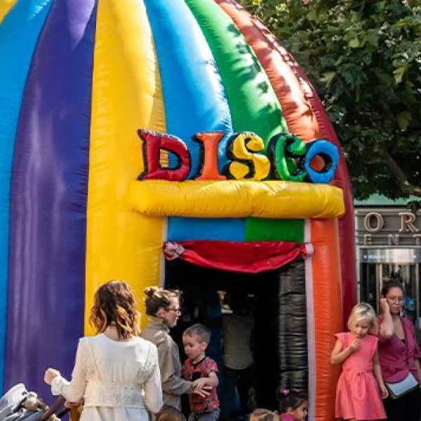 Disco springkussen