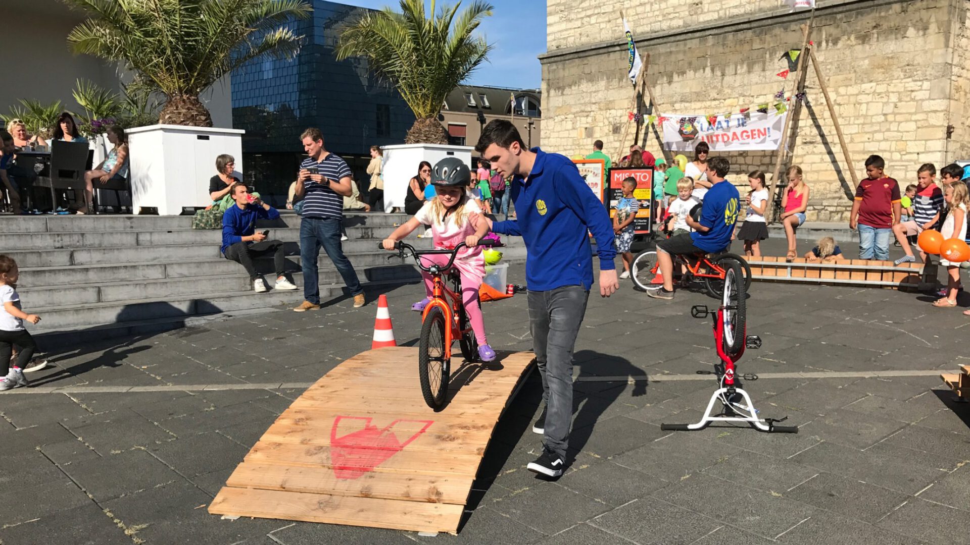 Evenement kinderen stad